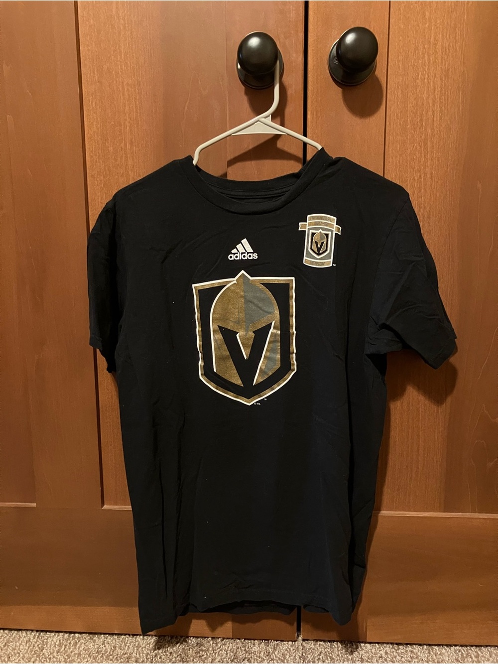 Adidas Vegas Golden Knights Hockey Inaugural Season Tee OBO